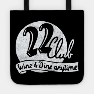 Cocktail Bar / Club 22 / Bar Logo / Vintage Americana / 1950s Style Tote