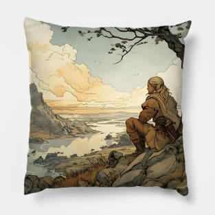 Saga of the Norse: Viking Exploration, Epic Tales, and Anime-Manga Heritage in Vinland Saga Art Pillow