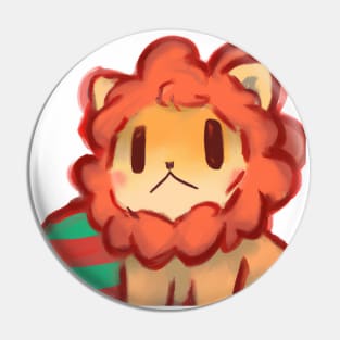 Cute Lion Drawing Pin