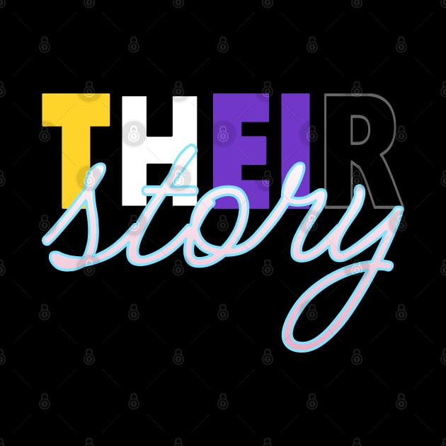 Theirstory womens history month theirstory nonbinary trans pride flag by meldra