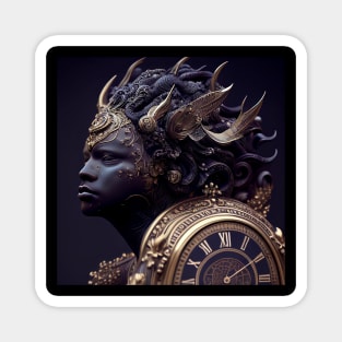 Afro Futuristic Zodiac-Aquarius Magnet