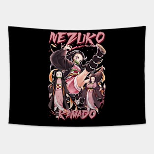 Nezuko Vector Art Tapestry