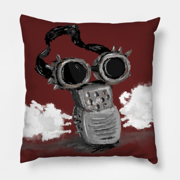 Steampunk glasses Pillow by MadArtist123