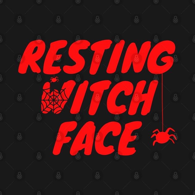 Resting Witch Face Halloween by epoliveira