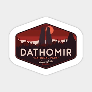 Dathomir National Park Home Of The Rancor Magnet