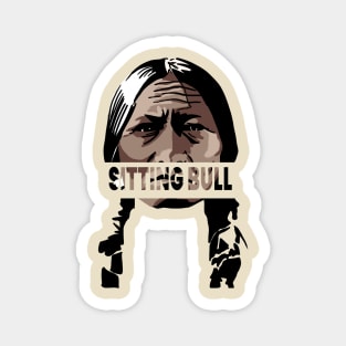 Native American Sitting Bull Street Design Magnet