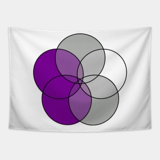 Grey-Asexual Flag Tapestry