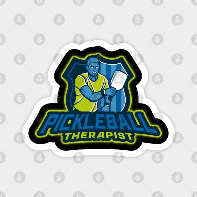 Pickleball Therapist – Funny Sports Design Magnet by Stylecombinator
