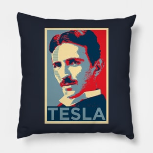 Nikola Tesla A Nerd Hero Pillow