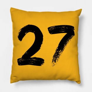 Number 27 Pillow