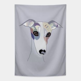 Whippet in Denim Tones Tapestry