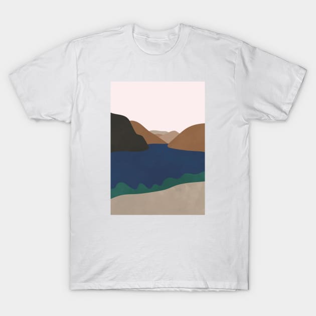 IN THE MOUNTAIN PRINTED T-SHIRT WHITE