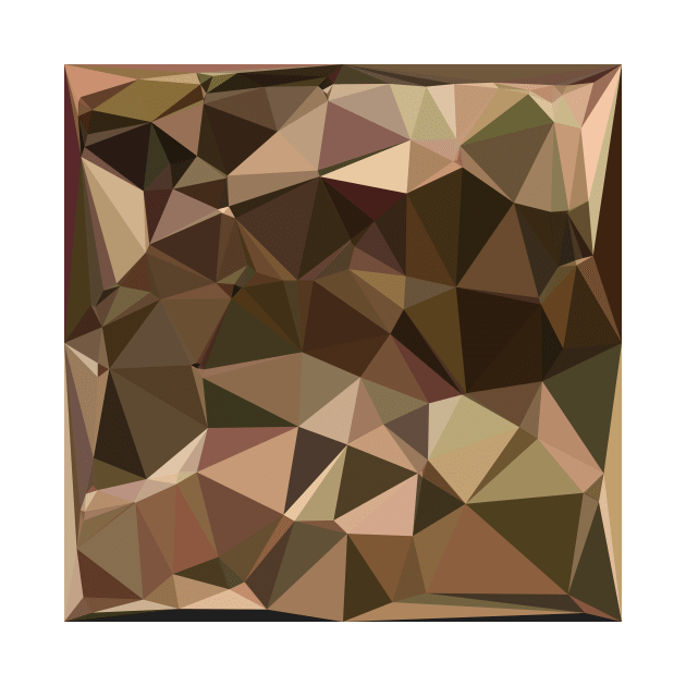 Sienna Abstract Low Polygon Background by retrovectors