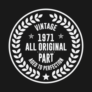 Vintage 1971 All Original Part T-Shirt