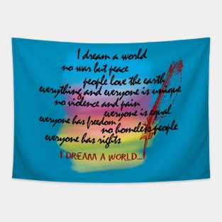 I dream a world Tapestry