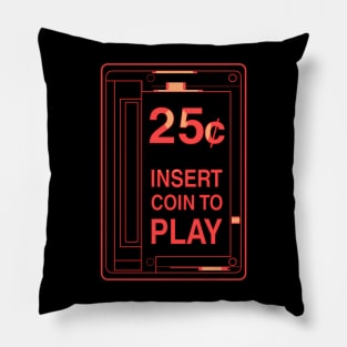 Insert Coin Arcade Machine Pillow