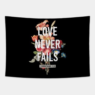 Love Never Fails Tapestry