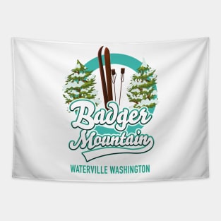 Badger Mountain Waterville Washington Ski logo Tapestry