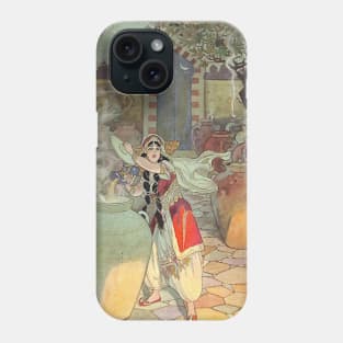 Morgiana Pouring Boiling Oil Over the Thieves in Arabian Nights Phone Case