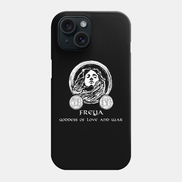 Freya - Viking Goddess Of Love And War Phone Case by Styr Designs