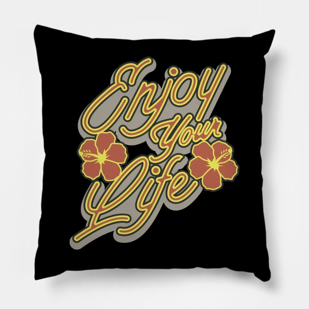 enjoy the little things in life Pillow by Luyasrite