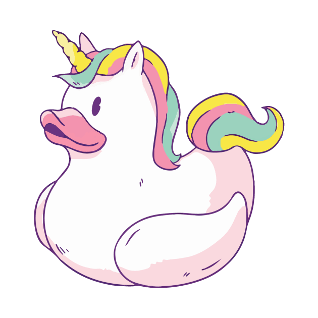 Unicorn Duck Design by Artmoo