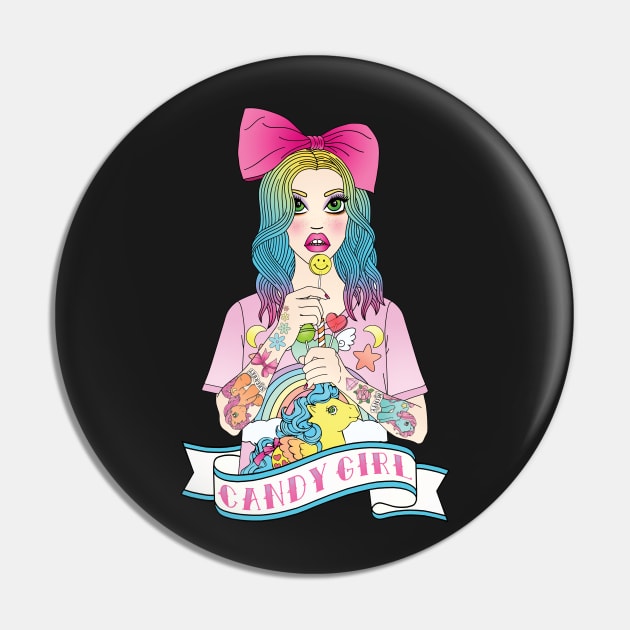 Candy Girl Pin by jadeboylan