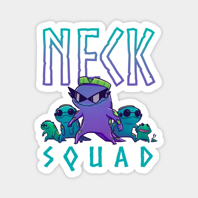 Neck Squad! Magnet by Susto