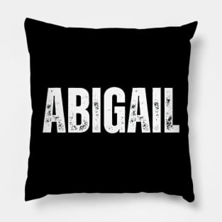 Abigail Name Gift Birthday Holiday Anniversary Pillow