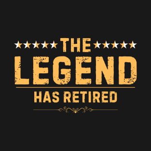 Cute Retired Art For Men Women Retiring Retiree Retirement T-Shirt