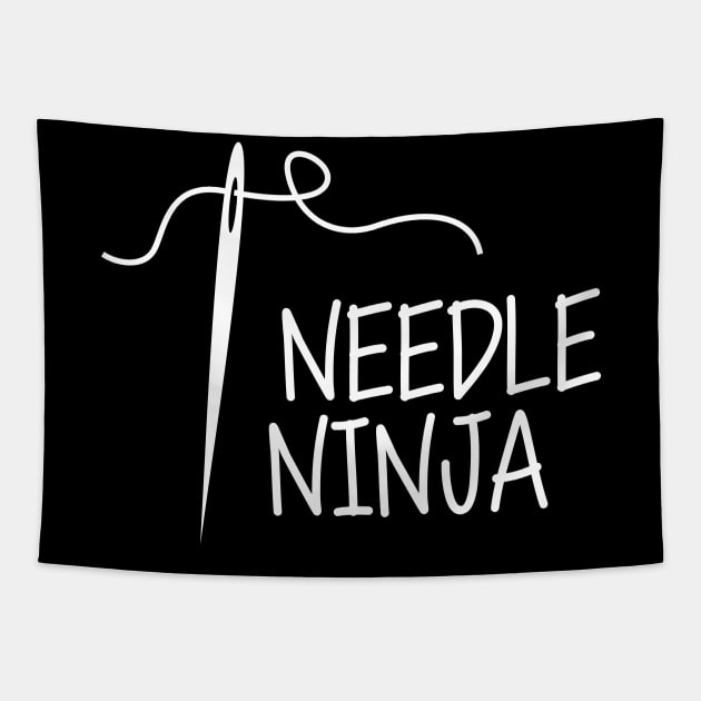 Sewer Tailor - Needle Ninja Tapestry by KC Happy Shop