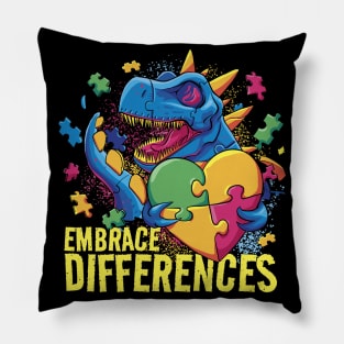 Dino Diversity Pillow