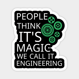 Funny Geek and Engineer Magnet