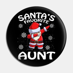Santas Favorite Aunt Christmas Pin