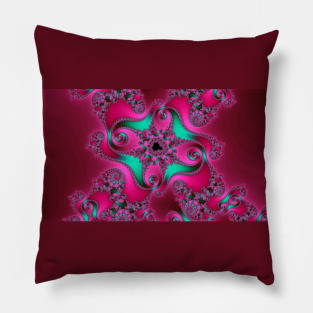 Pink octopus style design Pillow