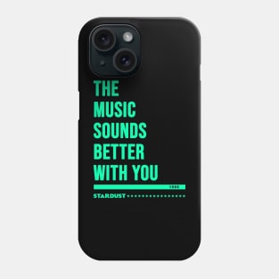 Stardust - house music from the 90s original turquoise edition Phone Case