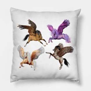 Unicorns in motion Pillow