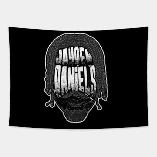 Jayden Daniels Washington Player Silhouette Tapestry