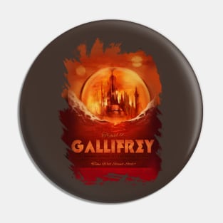 Travel to Gallifrey Pin