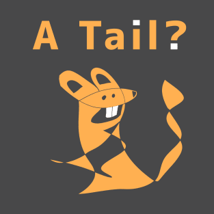 Mouse look backwards and surprised to find his tail T-Shirt