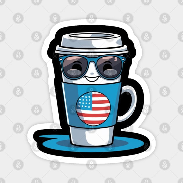 Coffee theme Funny Coffee Lover Magnet by SR8891