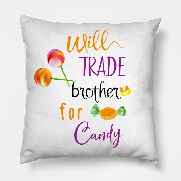 Will Trade Brother for Candy Pillow by ColorFlowCreations