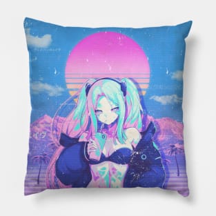 Vaporwave 4 Pillow