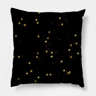 Golden Stars Pillow