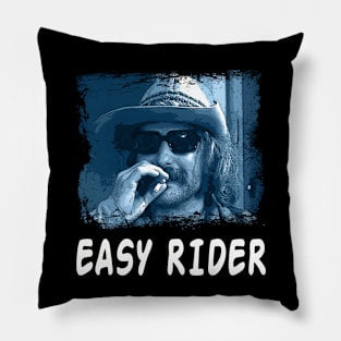 Born to Be Wild Legacy Rider Retro Couture Graphic Tee Pillow