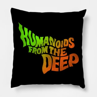 Humanoids From The Deep 80s Cult Classic Horror Movie Pillow