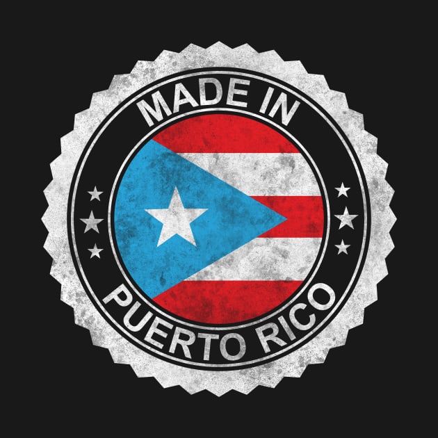 Made in Puerto Rico Grunge Style by Pro Art Creation