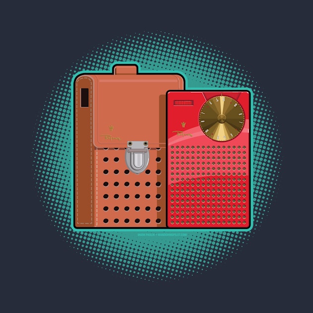 The First Portable Transistor Radio by markpaulik