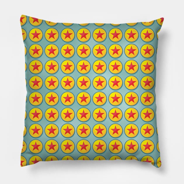 Star Ball Pattern Pillow by DCLawrenceUK