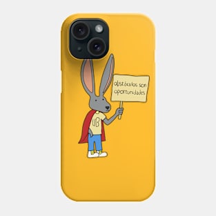 Obstacles are opportunities Phone Case